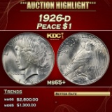 1926-d Peace Dollar $1 ms65+ SEGS
