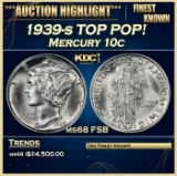 1939-s Mercury Dime TOP POP! 10c ms68 FSB SEGS