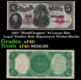 1907 $5 Large Size Legal Tender Note 