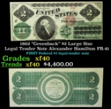 1862 $2 Large Size Legal Tender Note 