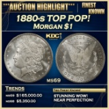 1880-s Morgan Dollar TOP POP! $1 ms69 SEGS