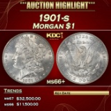 1901-s Morgan Dollar $1 Grades ms66+