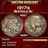 1917-s Buffalo Nickel 5c ms65+ SEGS