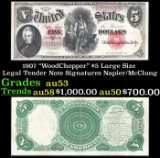1907 $5 Large Size Legal Tender Note 