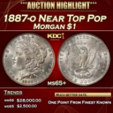 1887-o Morgan Dollar Near Top Pop $1 ms65+ SEGS