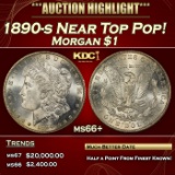 1890-s Morgan Dollar Near Top Pop! $1 ms66+ SEGS
