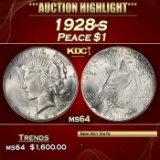 1928-s Peace Dollar $1 ms64 SEGS