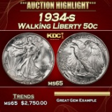 1934-s Walking Liberty Half Dollar 50c ms65 SEGS