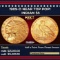 1909-d Gold Indian Half Eagle Near Top Pop! $5 ms65+ USCG