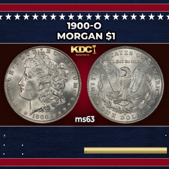 1900-o Morgan Dollar $1 Grades ms63