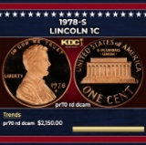 1978-s Proof Lincoln Cent 1c pr70 rd dcam SEGS