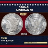 1880-s Morgan Dollar $1 Grades ms65