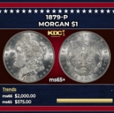 1879-p Morgan Dollar $1 ms65+ SEGS