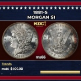 1881-s Morgan Dollar $1 Grades ms66
