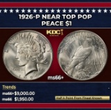 1926-p Peace Dollar Near Top Pop $1 ms66+ SEGS