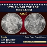 1879-p Morgan Dollar Near Top Pop! $1 ms66+ SEGS