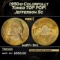 1950-d Jefferson Nickel Colorfully Toned TOP POP! 5c ms67+ 5fs SEGS