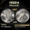 1926-s Peace Dollar $1 Grades ms65