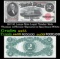 1917 $2 Large Size Legal Tender Note Thomas Jefferson Grades Choice AU Signatures Speelman/White