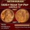 1935-p Lincoln Cent Near Top Pop 1c ms67+ rd SEGS