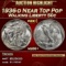 1936-d Walking Liberty Half Dollar Near Top Pop 50c ms66+ SEGS