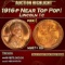 1916-p Lincoln Cent Near Top Pop! 1c ms67+ rd SEGS