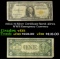 1935A $1 Silver Certificate North Africa WWII Emergency Currency Grades vf+