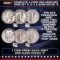 Complete 4 Coin 1945 Mercury Dime Set P, D, S & Rare Micro 'S'