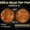 1936-d Lincoln Cent Near Top Pop 1c ms67 rd SEGS