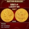1861-p Gold Liberty Half Eagle $5 ms62 USCG