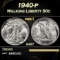 1940-p Walking Liberty Half Dollar 50c ms67 SEGS