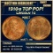 1910-s Lincoln Cent TOP POP! 1c ms67+ rd SEGS