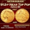 1912-p Gold Indian Half Eagle Near Top Pop! $5 ms65 USCG