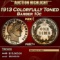 1913 Proof Barber Dime Colorfully Toned  10c pr67+ SEGS