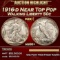 1916-d Walking Liberty Half Dollar Near Top Pop 50c ms66+ SEGS