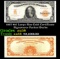 1907 $10 Large Size Gold Certificate Grades Choice AU/BU Slider Signatures Parker/Burke