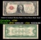 1928 $1 United States Note Ultra Rare Red Seal Grades vf++