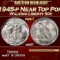 1945-p Walking Liberty Half Dollar Near Top Pop 50c ms67 SEGS