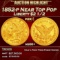 1852-p Gold Liberty Quarter Eagle Near Top Pop $2 1/2 ms66+ SEGS