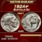 1924-p Buffalo Nickel 5c ms66 SEGS