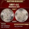 1891-cc Morgan Dollar $1 Grades ms64+