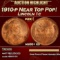 1910-p Lincoln Cent Near Top Pop! 1c ms66+ rd SEGS