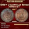 1886-p Morgan Dollar Colorfully Toned $1 ms66+ SEGS