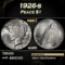 1926-s Peace Dollar $1 Grades ms65