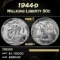 1944-d Walking Liberty Half Dollar 50c ms66+ SEGS