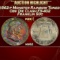 PCGS 1962-p Franklin Half Dollar Monster Rainbow Toned Obv Die Clash FS-402 50c ms62 PCGS