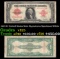 1923 $1 United States Note Grades vf+ Signatures Speelman/White