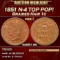 1851 Braided Hair Large Cent N-4 TOP POP! 1c ms66+ bn SEGS
