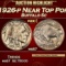 1926-p Buffalo Nickel Near Top Pop 5c ms67 SEGS