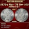 1879-s Rev '78 Top 100 Morgan Dollar $1 ms64+ SEGS